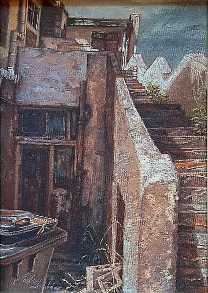 Jodie Loubser - Dilapidated staircase